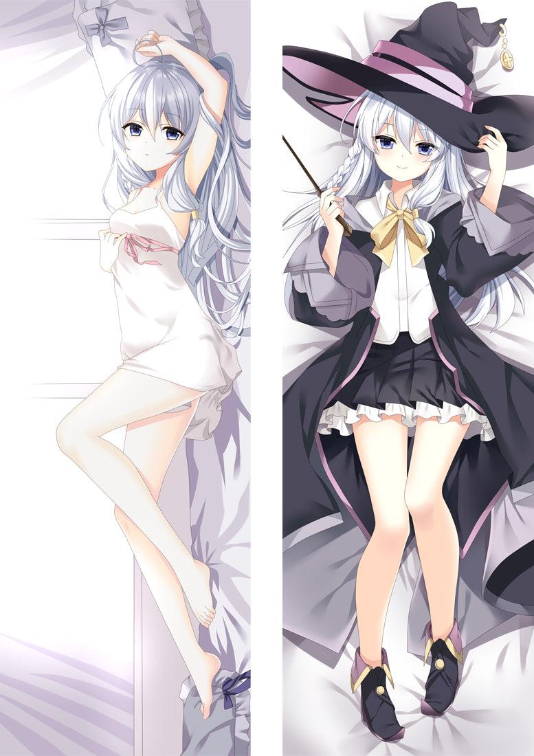 Wandering Witch: The Journey of Elaina Anime Dakimakura Body Pillow Cover image 0