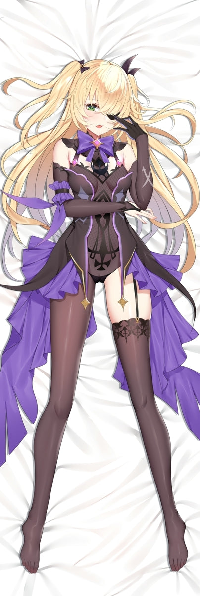 Genshin Impact Fischl Anime Dakimakura Body Pillow Cover image 0