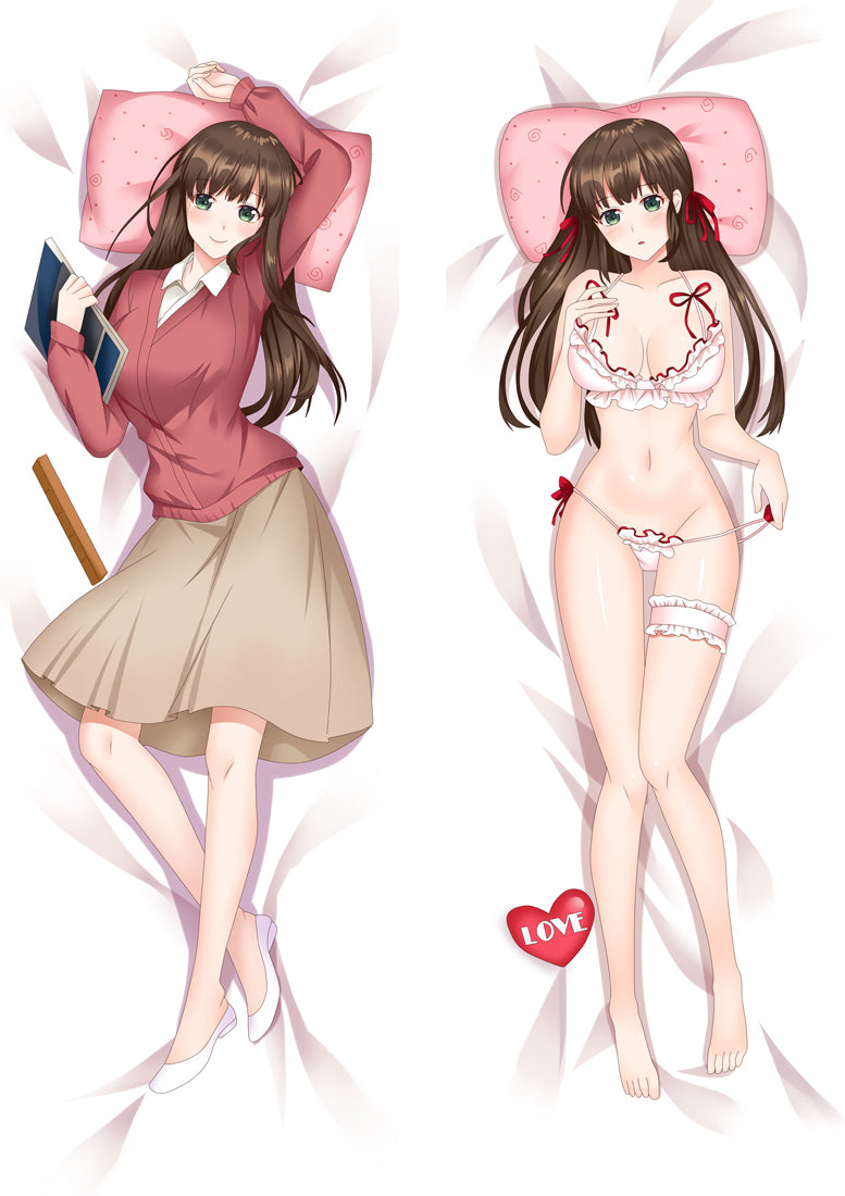 Domestic Girlfriend Tachibana Hina Anime Dakimakura Body Pillow Cover image 0