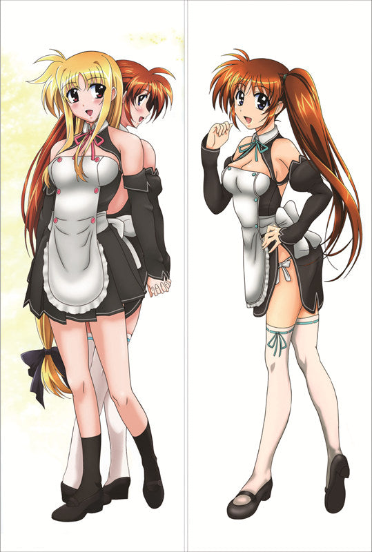 Magical Girl Lyrical Nanoha Fate Testarossa Anime Dakimakura Pillow Cover image 0