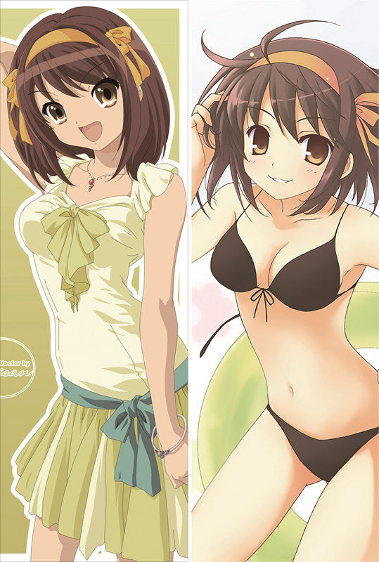 Haruhi Suzumiya Anime Dakimakura Waifu Pillow Case image 0