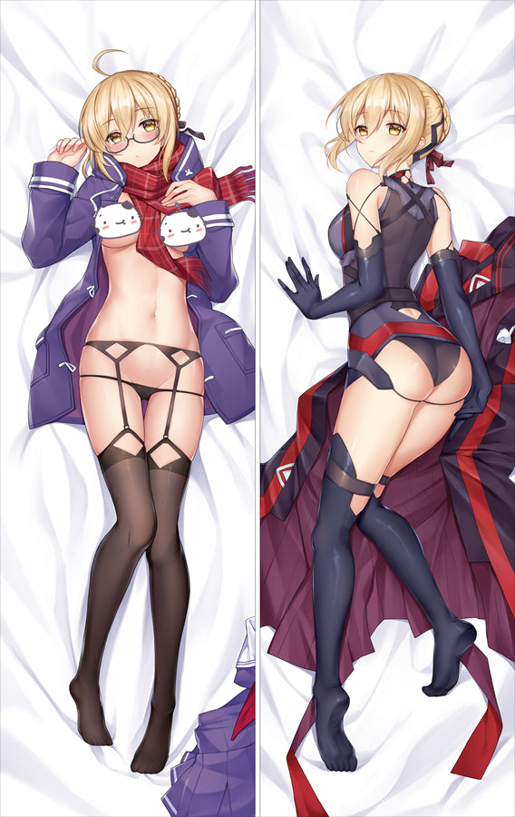 Fate/Grand Order Altria Anime Dakimakura Pillow Cover image 0