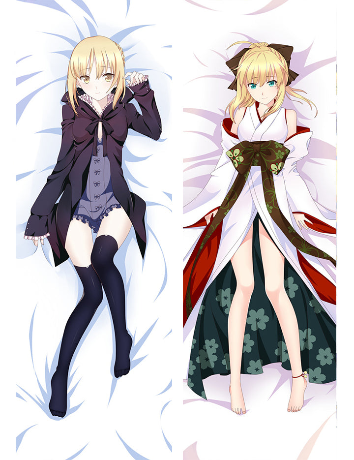 Fate/Grand Order FateGO FGO Artoria Pendragon Anime Dakimakura Pillow Cover image 0