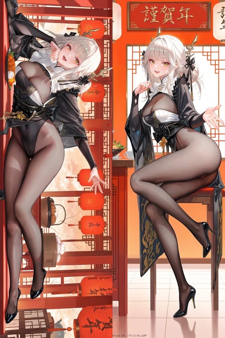Goddess of Victory: Nikke Blanc Anime Dakimakura Body Pillow Cover image 0