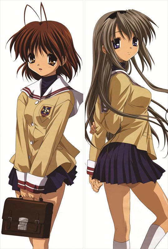 Clannad Nagisa Furukawa Anime Dakimakura Body Pillow Cover image 0