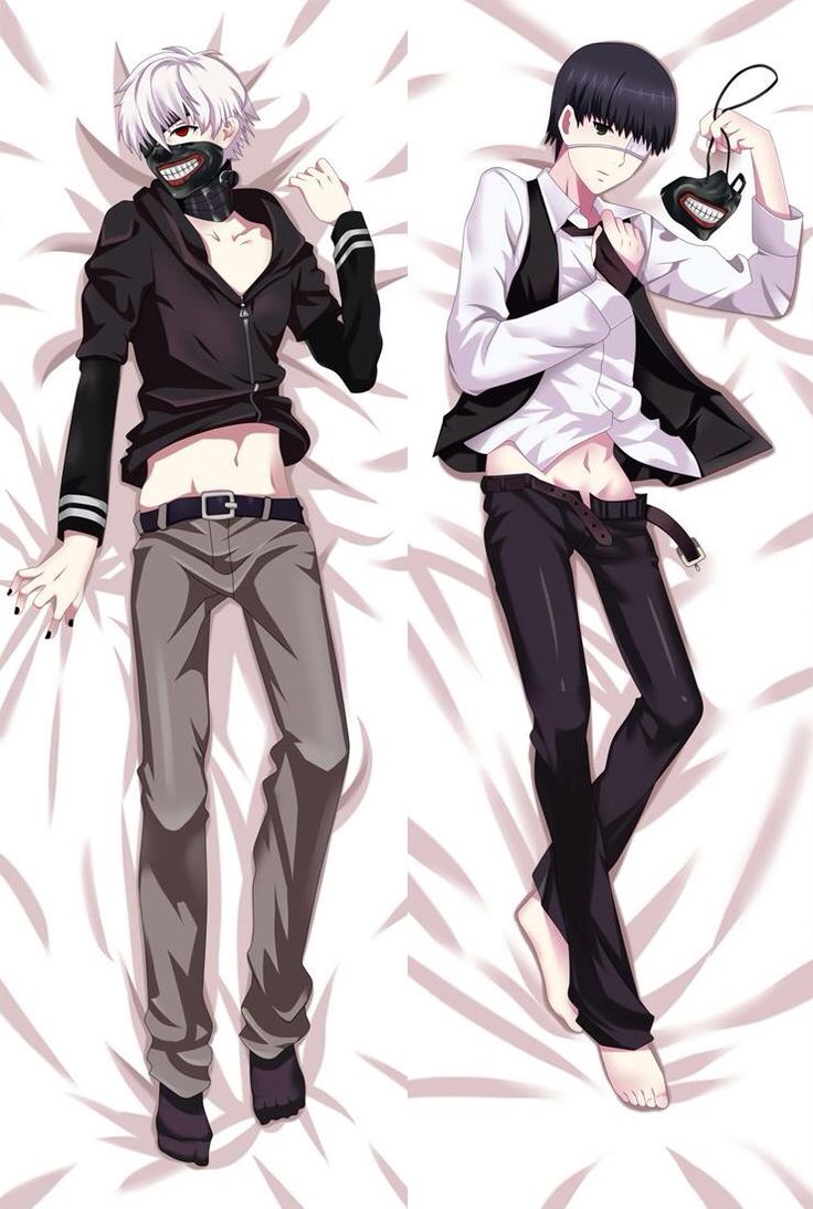 Tokyo Ghoul Ken Kaneki Anime Dakimakura Pillow Cover image 0