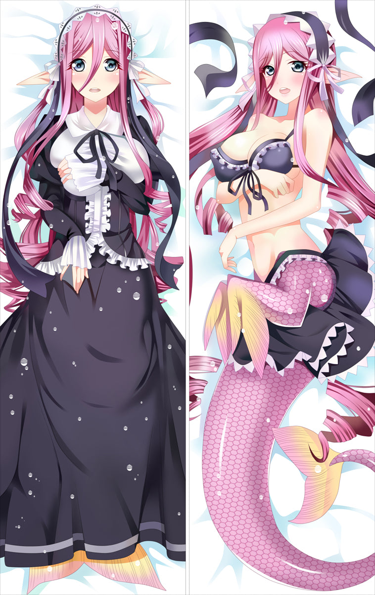 Monster Musume No Iru Nichijou Mero Anime Dakimakura Japanese Pillow Cover image 0