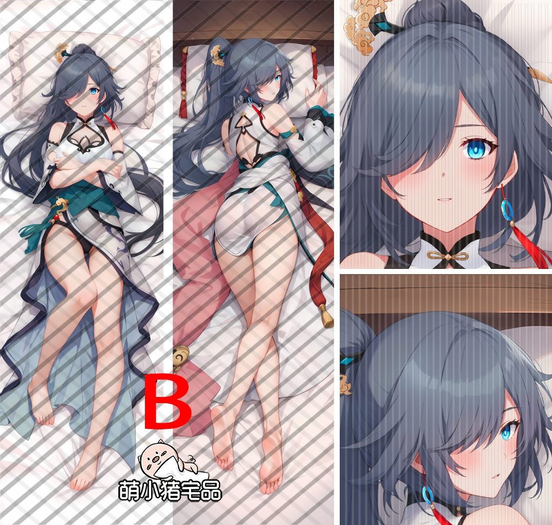 Honkai Impact 3rd Fu Hua Anime Dakimakura Sexy Pillow Cover image 0