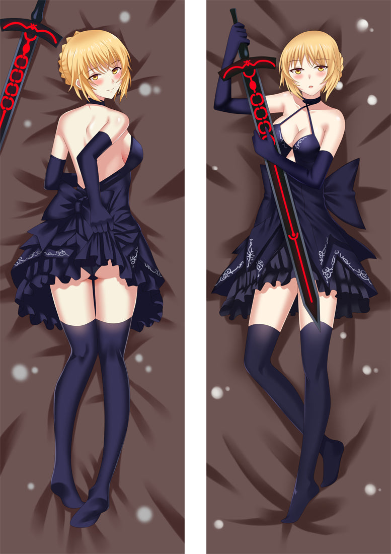 Fate/Grand Order Arturia Pendragon Saber Anime Dakimakura Pillow Cover image 0