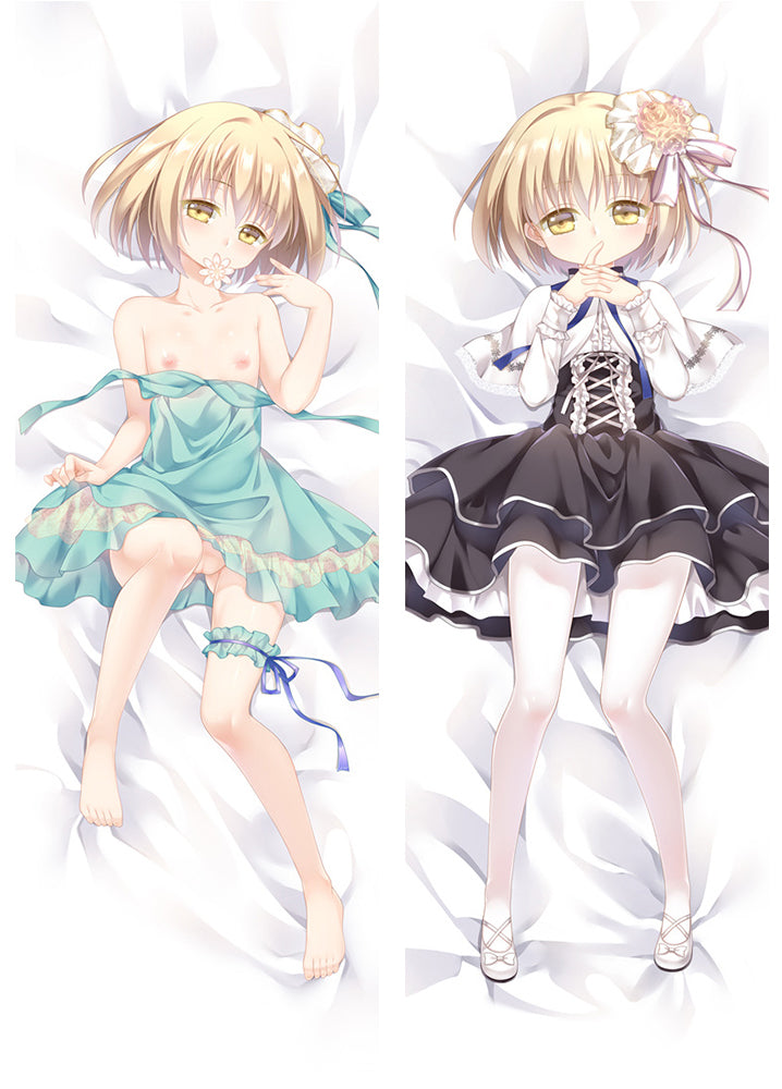 Angel's 3Piece! Kaneshiro Sora Anime Dakimakura Pillow Cover image 0