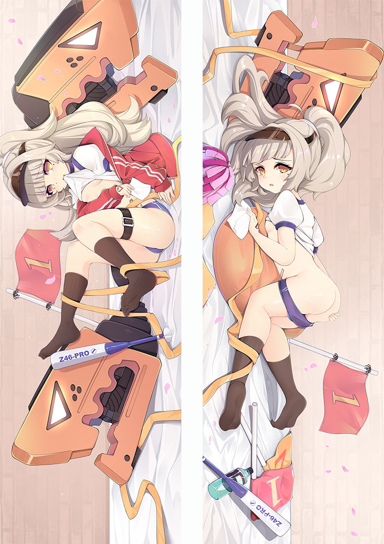 Azur Lane Z46 Anime Dakimakura Pillow Cover image 0