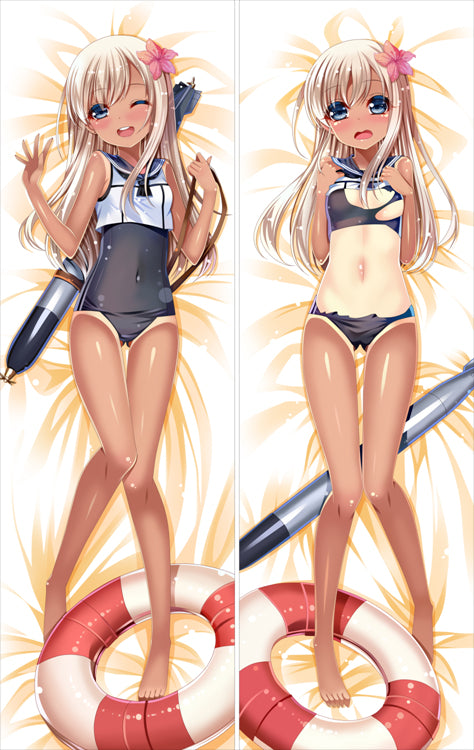 Kantai Collection German submarine U-511 Anime Dakimakura Anime Dakimakura Body Pillow Cover image 0