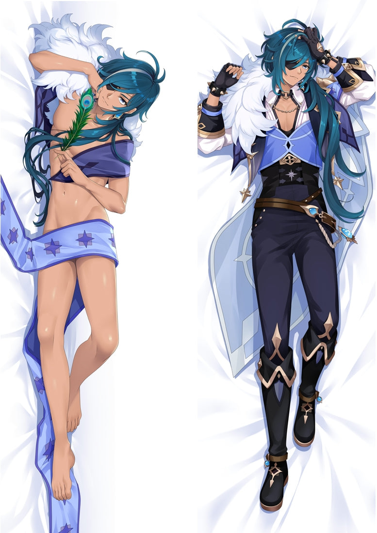 Genshin Impact Kaeya Anime Dakimakura Body Pillow Cover image 0