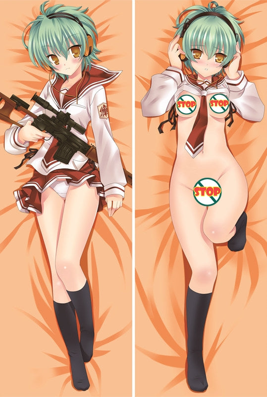 Aria the Scarlet Ammo Reki Anime Dakimakura Waifu Pillow Case image 0