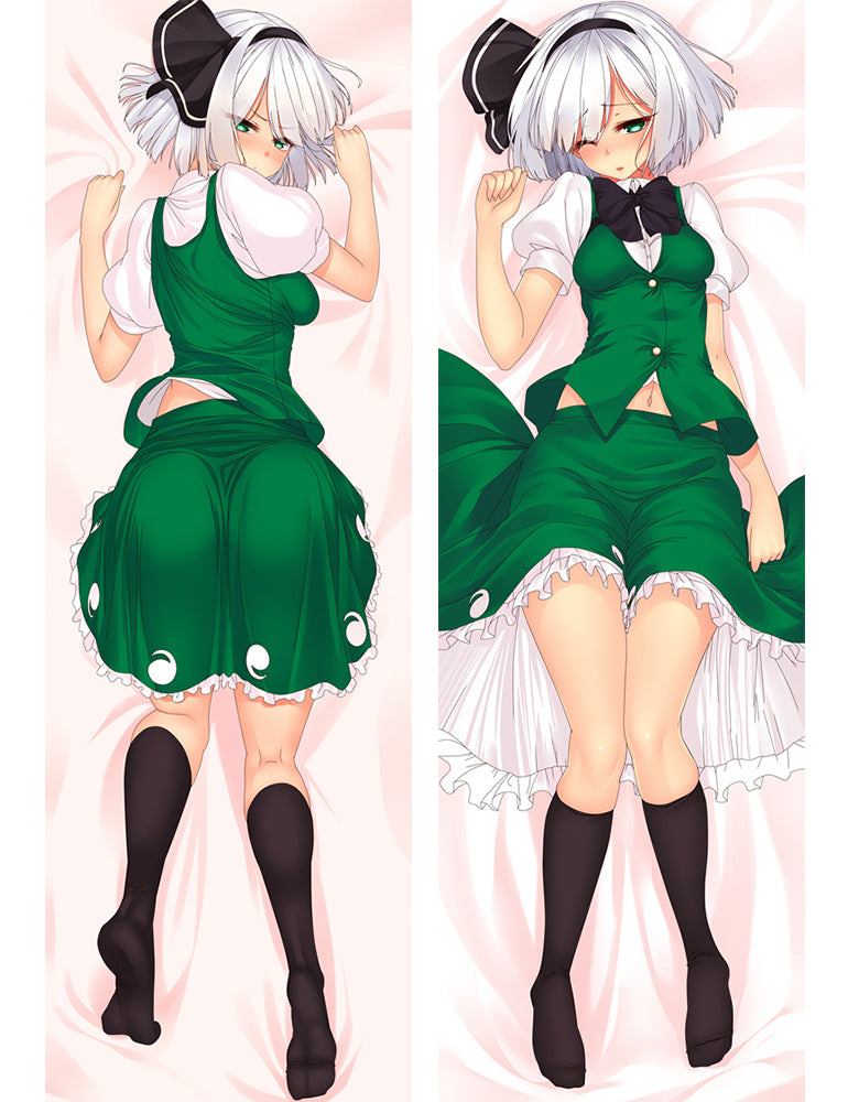Touhou Project Youmu Konpaku Anime Dakimakura Pillow Cover image 0