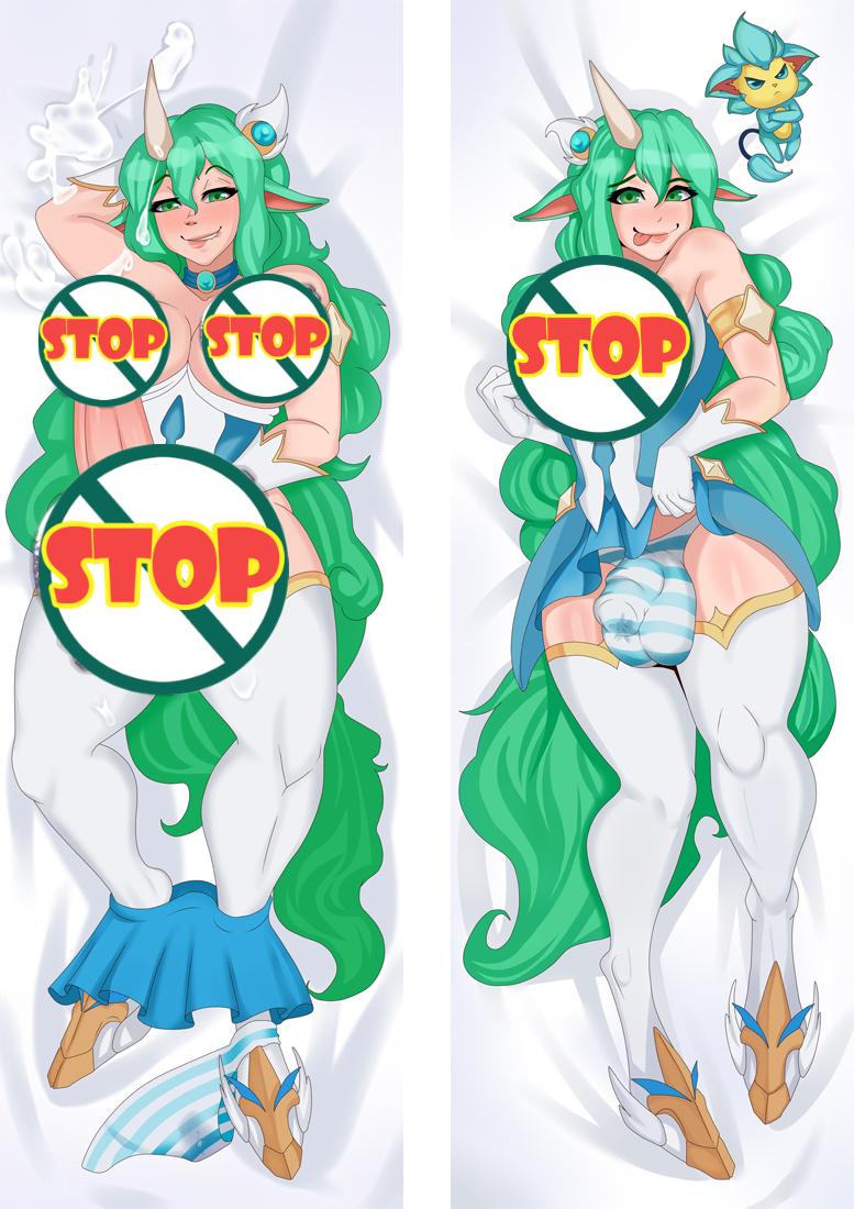 League of Legends Soraka Anime Dakimakura Body Pillow Cover image 0