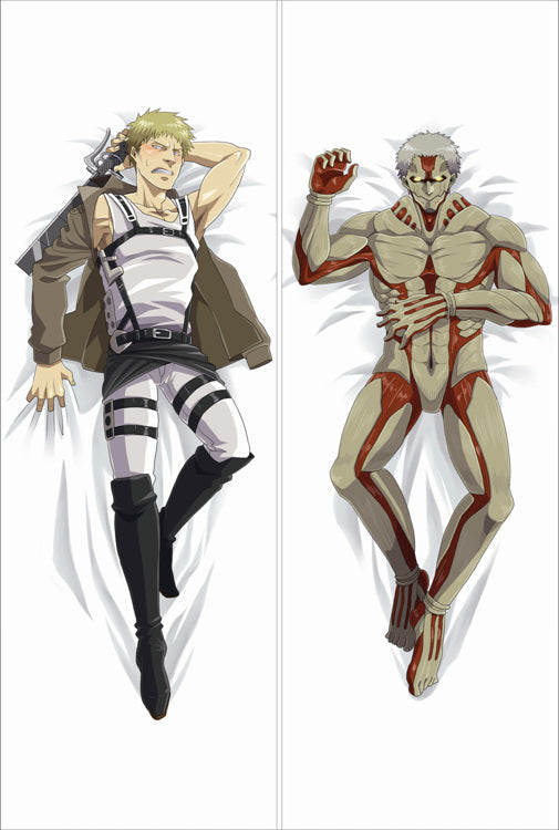 Attack on Titan Reiner Braun Anime Dakimakura Body Pillow Cover image 0