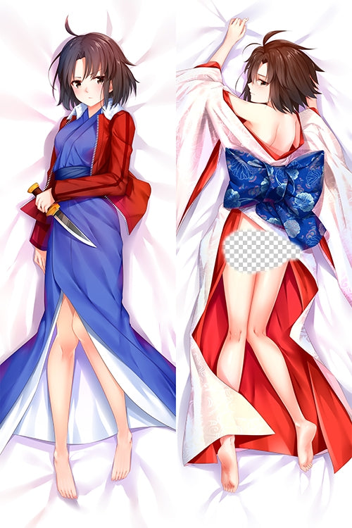 Fate/Grand Order FGO Ryougi Shiki Anime Dakimakura Pillow Cover image 0
