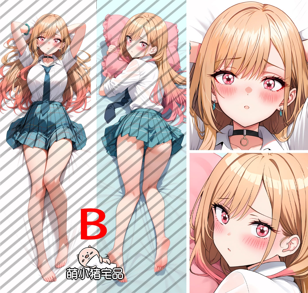 My Dress-Up Darling Marin Kitagawa Anime Dakimakura Pillow Cover image 0