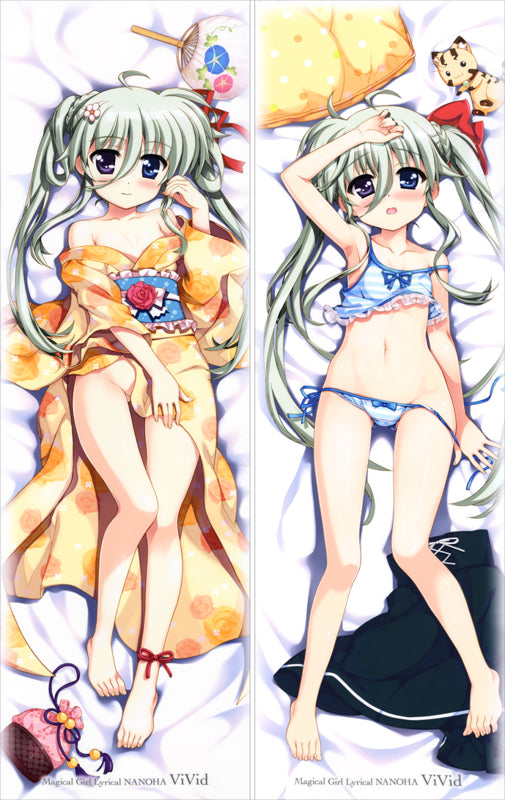 Magical Girl Lyrical Nanoha Einhalt Stratos Anime Dakimakura Pillow Cover image 0
