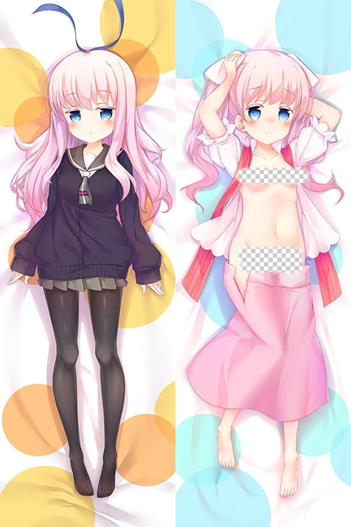 Slow Start Kamuri Sengoku Anime Dakimakura Pillow Cover image 0