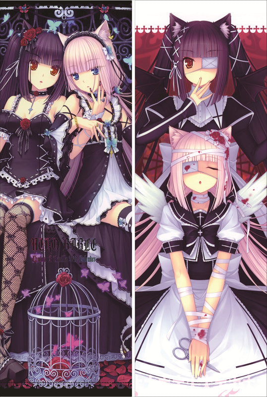 Nekopara Vanilla Artist Sayori Anime Dakimakura Body Pillow Cover image 0