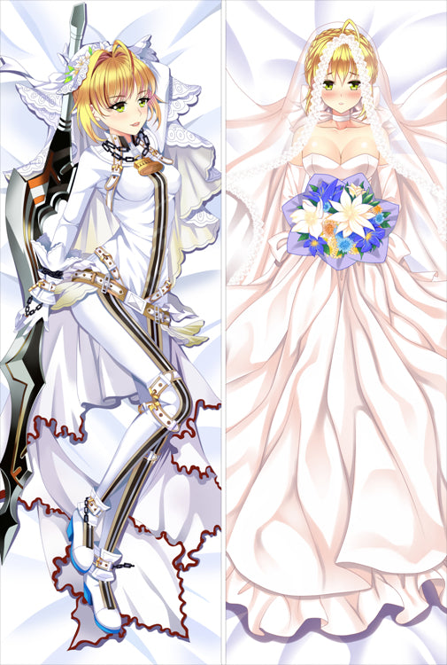 Fate stay night Saber Anime Dakimakura Pillow Cover image 0