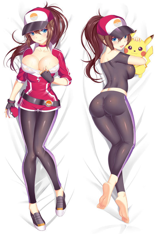 Pokemon Go Trainer Anime Dakimakura Japanese Pillow Cover image 0