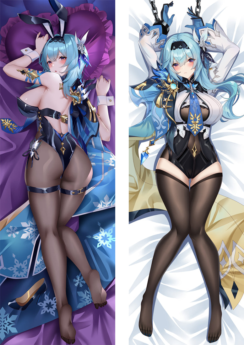 Genshin Impact Eula Anime Dakimakura Pillow Cover image 0