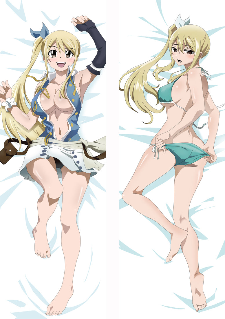 Fairy Tail Lucy Heartfilia Anime Dakimakura Pillow Cover image 0