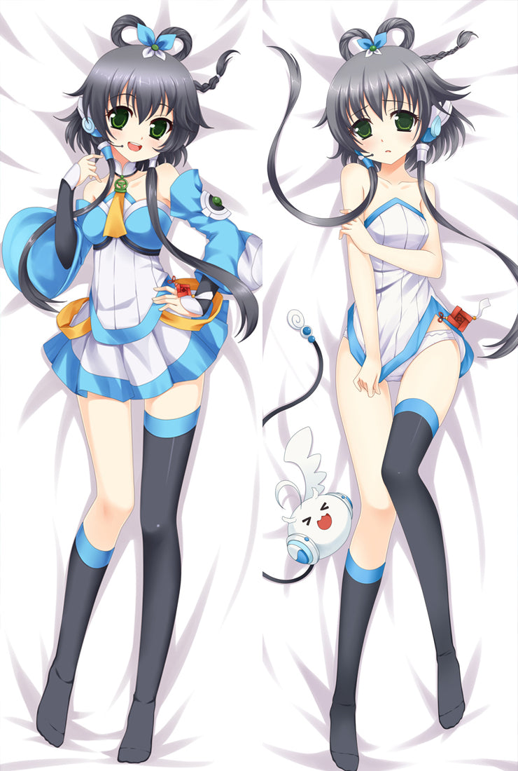 Vocaloid Luo Tianyi Anime Dakimakura  Pillow Case Cover image 0