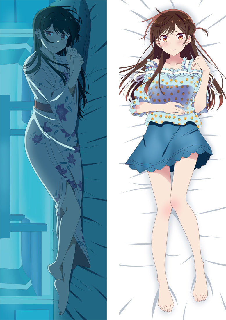 Kanojo, Okarishimasu Ichinose Chizuru Anime Dakimakura Body Pillow Cover image 0