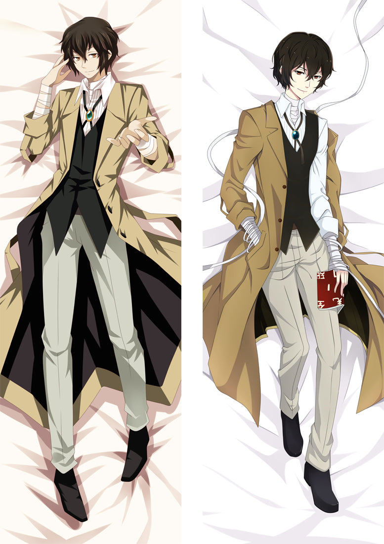 Bungo Stray Dogs Osamu Dazai Dakimakura Body Pillow Cover image 0