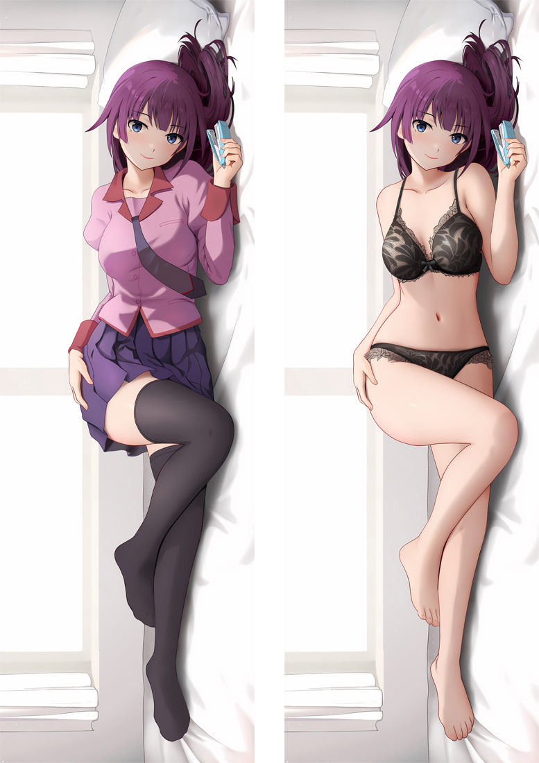 Monogatari Series Senjougahara Hitagi Anime Dakimakura Body Pillow Cover image 0