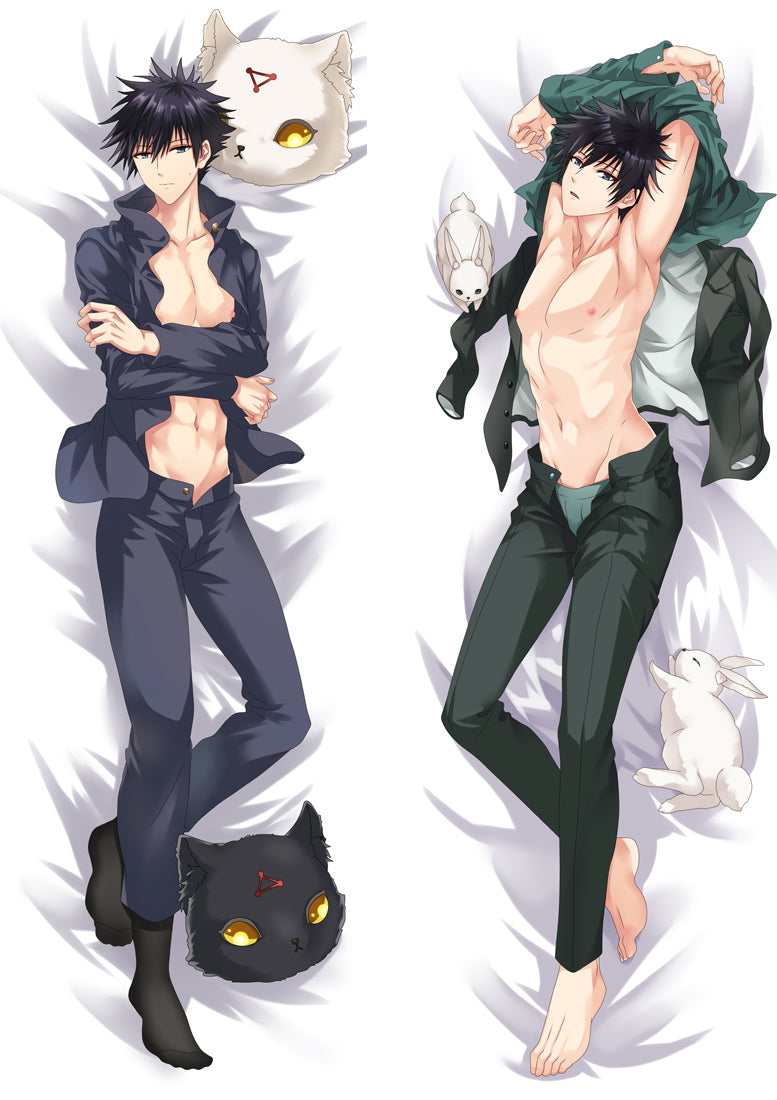 Jujutsu Kaisen Fushiguro Megumi Anime Dakimakura Body Pillow Cover image 0