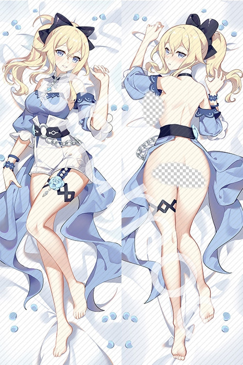 Genshin Impact Jean Gunnhildr Anime Dakimakura Pillow Cover image 0