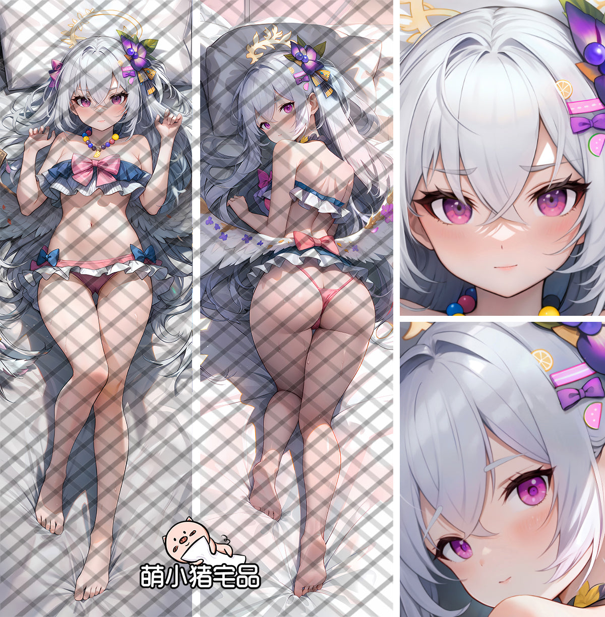 Blue Archive Shirasu Azusa Anime Dakimakura Pillow Cover image 0
