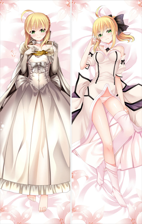Fate stay night Saber Anime Dakimakura Pillow Cover image 0