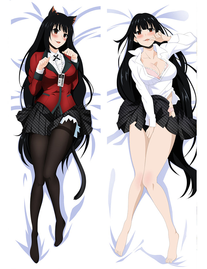 Kakegurui - Compulsive Gambler Yumeko Jabami Anime Dakimakura Pillow Cover image 0