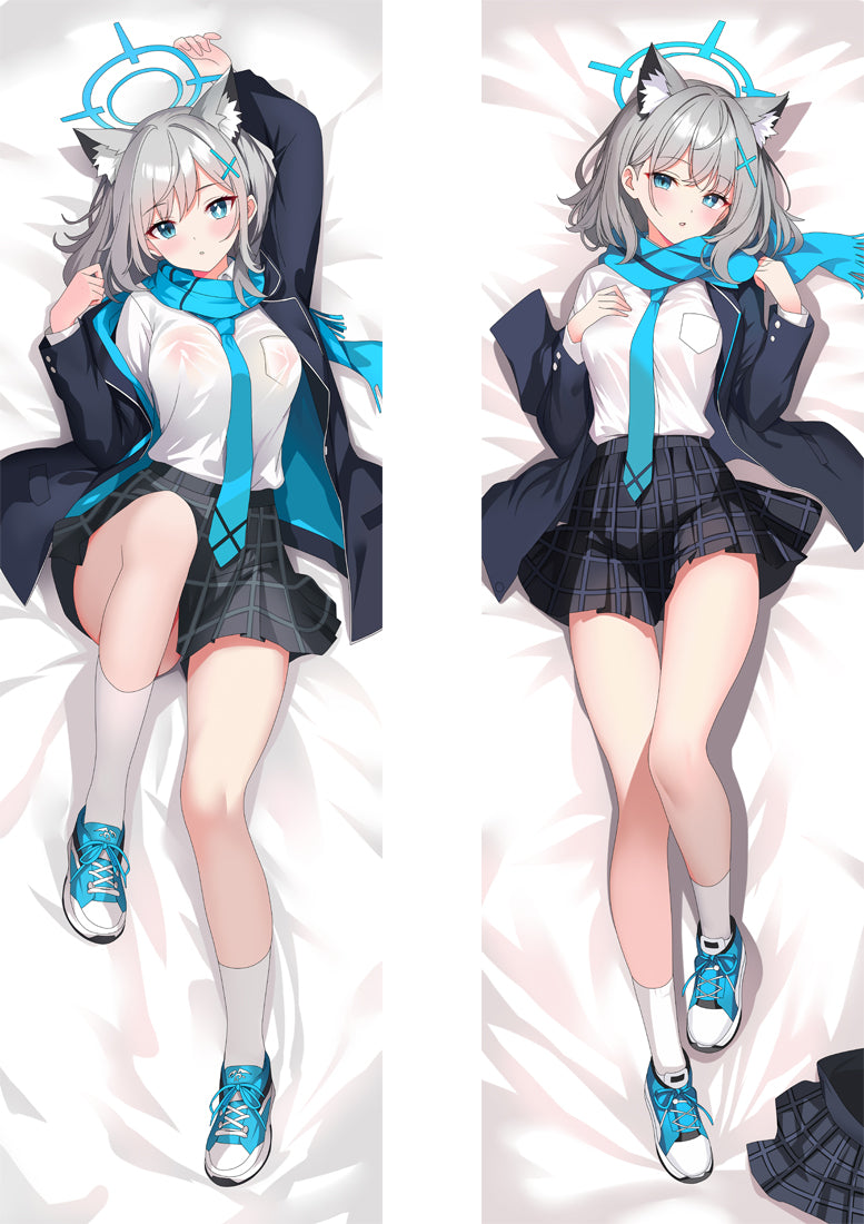 Blue Archive Sunaookami Shiroko Anime Dakimakura Girl Body Pillow Cover image 0