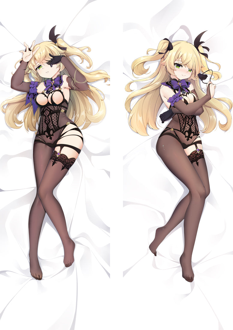 Genshin Impact Fischl Anime Dakimakura Body Pillow Cover image 0