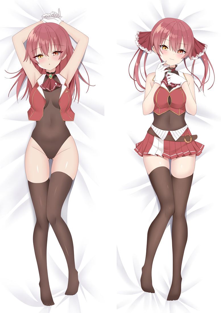 Virtual Youtuber Houshou Marine Anime Dakimakura Body Pillow Cover image 0