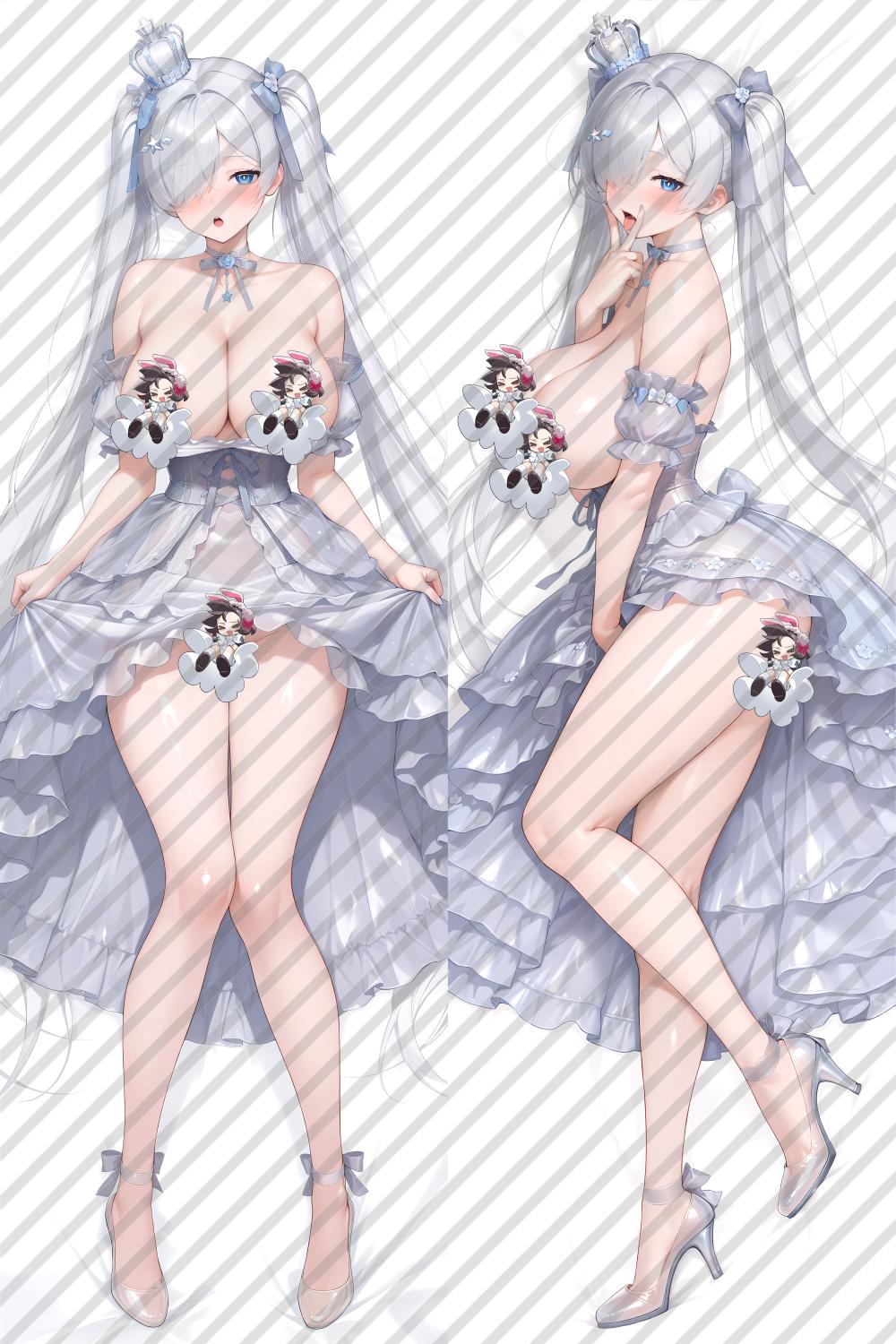 Goddess of Victory: Nikke Cinderella Anime Dakimakura Sexy Body Pillow Cover image 0