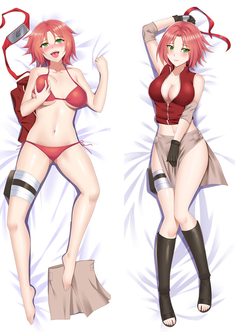 Naruto Sakura Haruno Anime Dakimakura Body Pillow Cover image 0