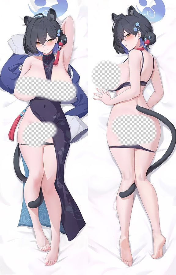 Blue Archive Ryuuge Kisaki Anime Dakimakura Naked Body Pillow Cover image 0