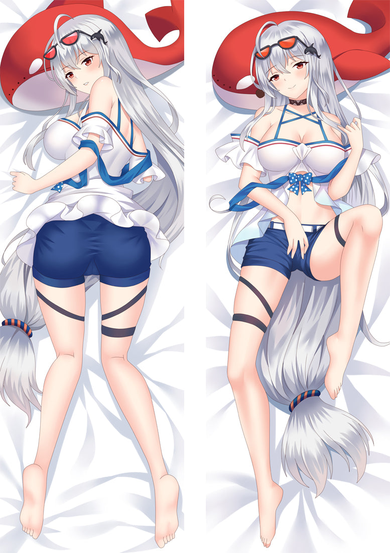Arknights Skadi The Corrupting Heart Anime Dakimakura Body Pillow Cover image 0