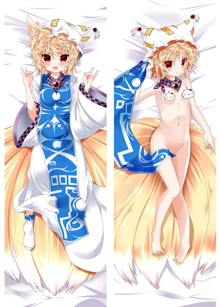 TouHou Project Yakumo Ran Anime Dakimakura Pillow Cover image 0