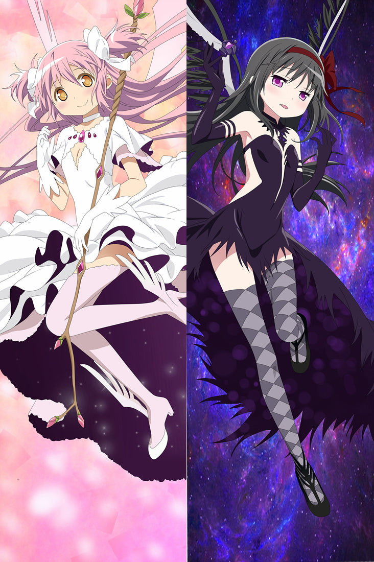 Puella Magi Madoka Magica Madoka Kaname Homura Akemi Anime Dakimakura Pillow Cover image 0