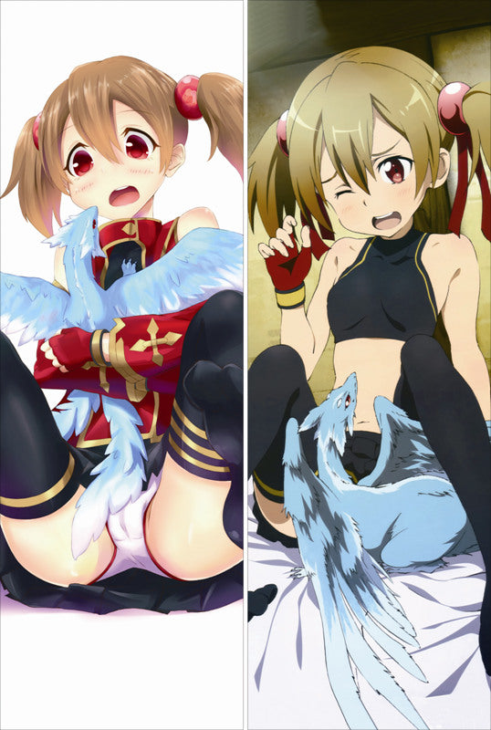 Sword Art Online Silica Anime Dakimakura Body Pillow Cover image 0