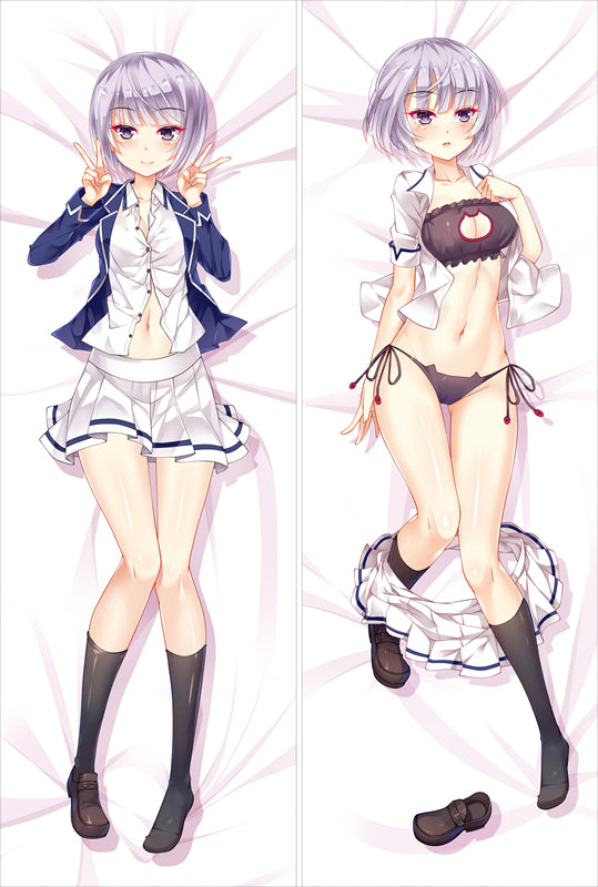 Boku no Kanojo ga Majime Sugiru Shojo Bitch na Ken Kosaka Akiho Anime Dakimakura Pillow Cover image 0